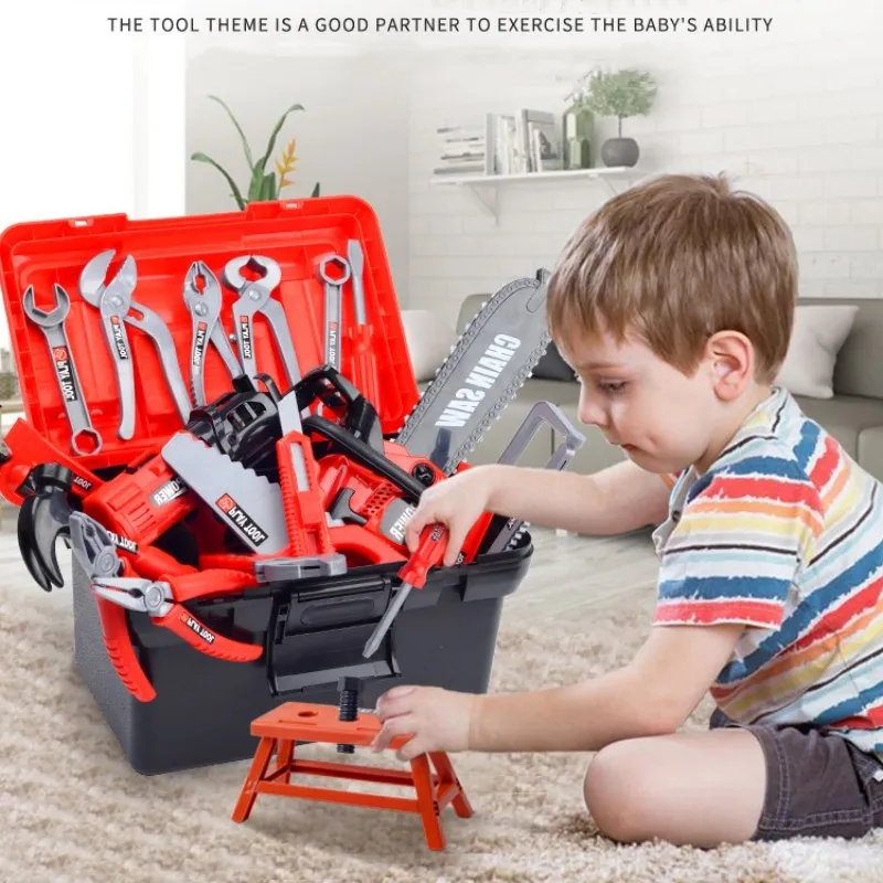 Gardening Tools For Kids - Children Simulated Engineer Tool Set Electric