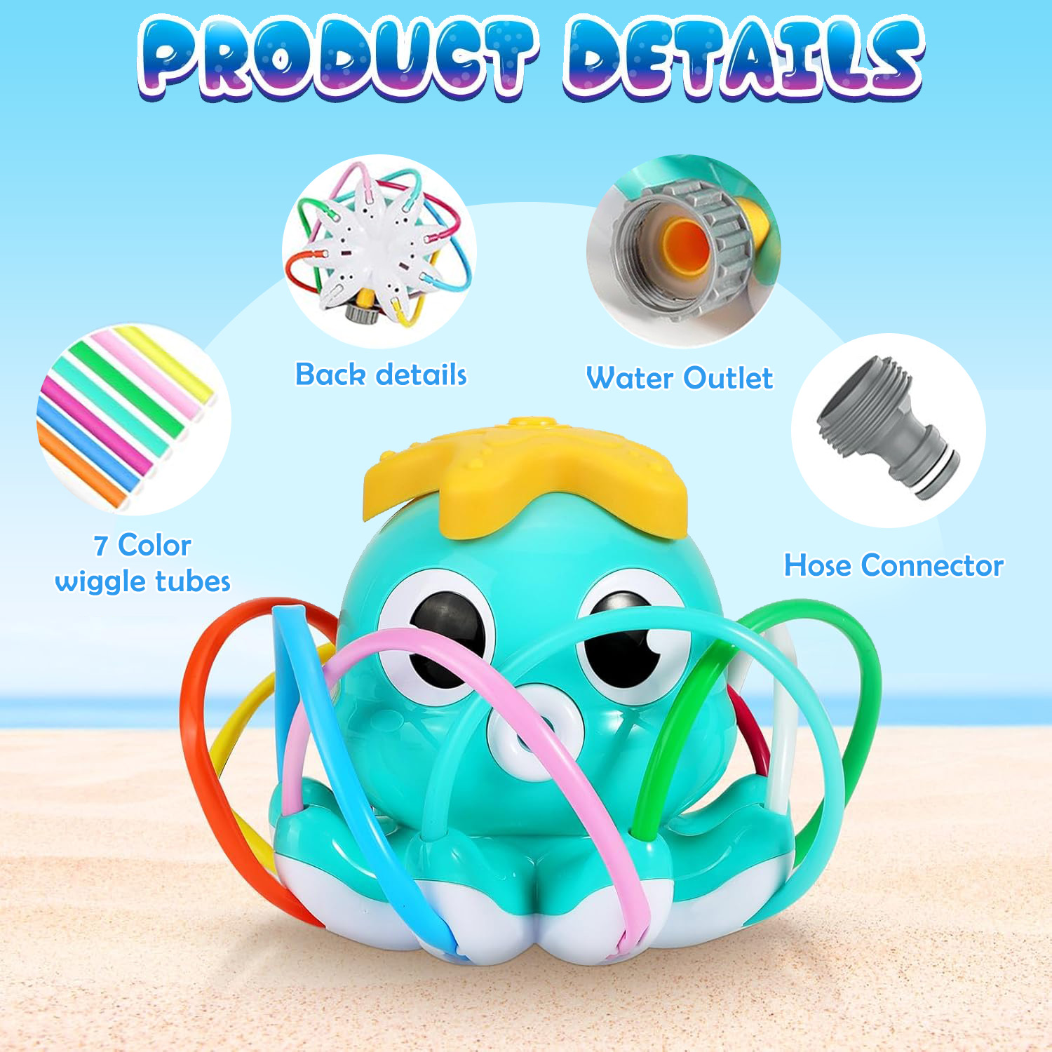 Octopus Sprinkler Water Spray  - Gardening Tools For Kids ulasan dan harga